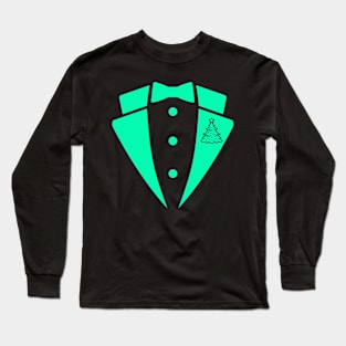 Christmas Tree Tuxedo Costume Long Sleeve T-Shirt